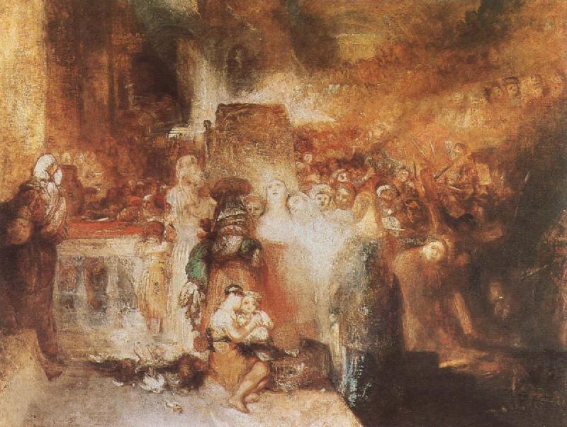 Joseph Mallord William Turner Receive baptism Sweden oil painting art